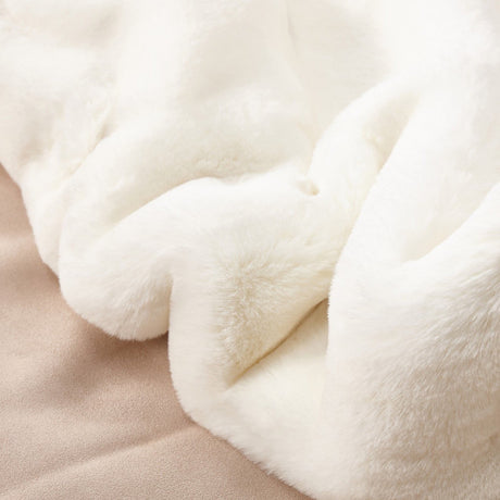Soft Touch Faux Rabbit Chinchilla Feel Polyester Fabric - Solid Colors, 1" Pile Height (1 Rug)
