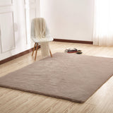 Soft Touch Faux Rabbit Chinchilla Feel Polyester Fabric - Solid Colors, 1" Pile Height (1 Rug)