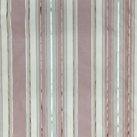Radicci Silk Fabric - Metallic Multi-Colored Stripe, 54" Width (1 Yard)