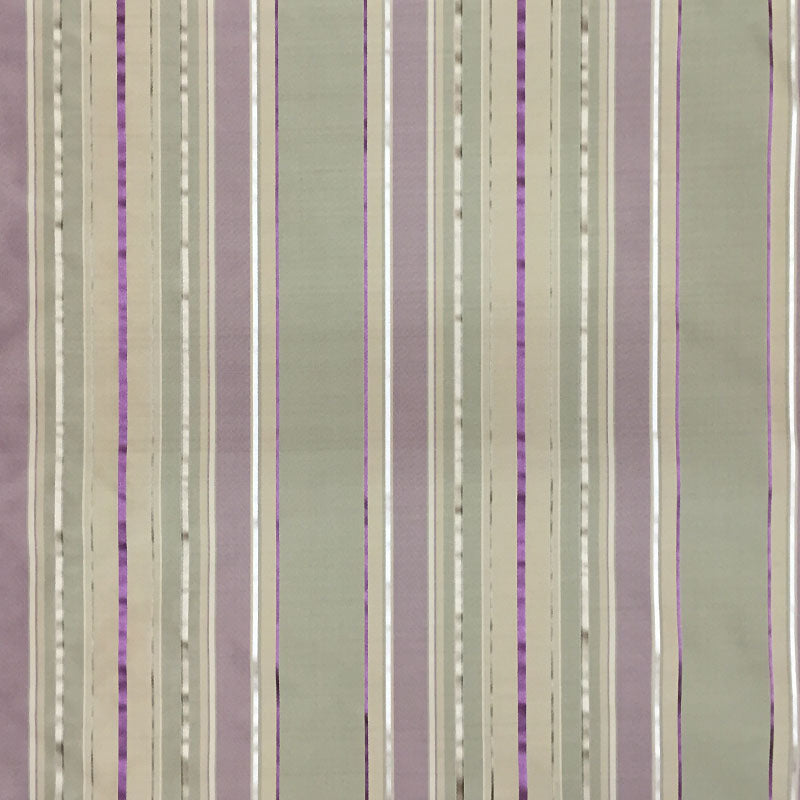 Radicci Silk Fabric - Metallic Multi-Colored Stripe, 54" Width (1 Yard)