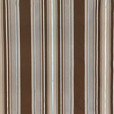 Radicci Silk Fabric - Metallic Multi-Colored Stripe, 54" Width (1 Yard)