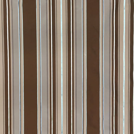 Radicci Silk Fabric - Metallic Multi-Colored Stripe, 54" Width (1 Yard)
