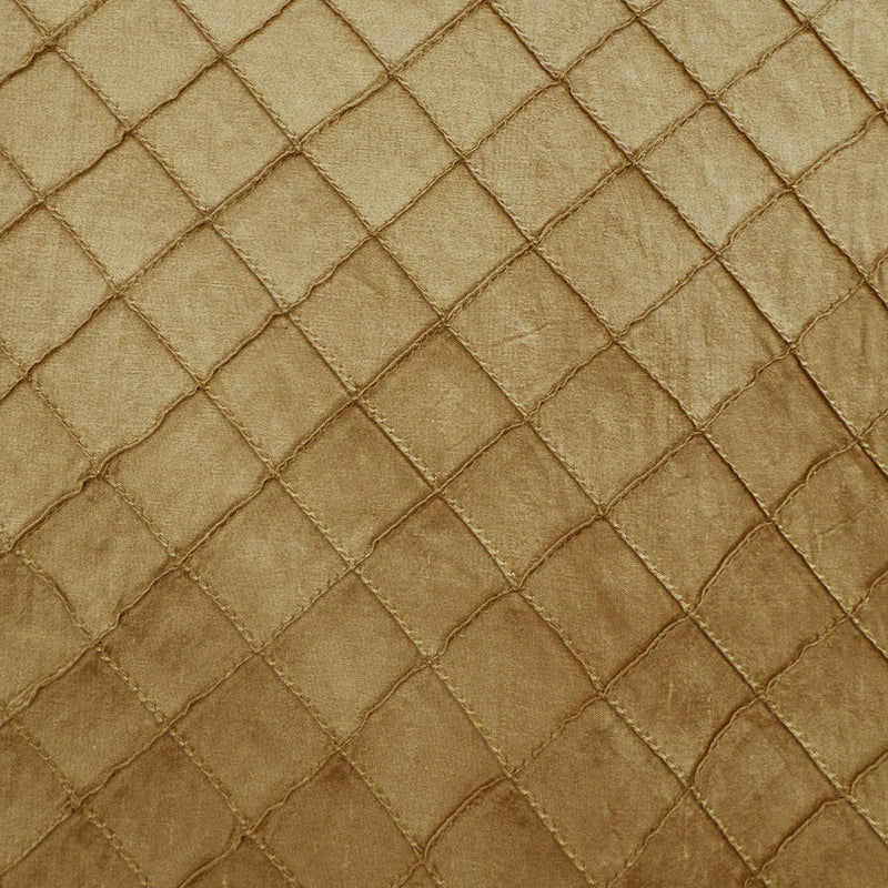 Raja Silk Fabric - Solid Small Diamond Geometric, 54" Width (1 Yard)