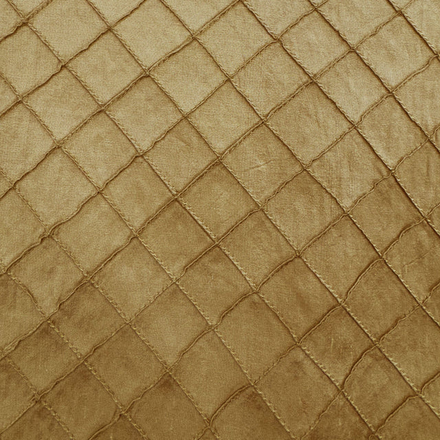 Raja Silk Fabric - Solid Small Diamond Geometric, 54" Width (1 Yard)