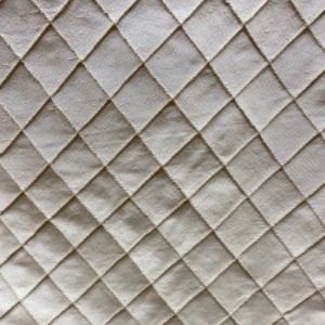 Raja Silk Fabric - Solid Small Diamond Geometric, 54" Width (1 Yard)