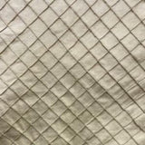 Raja Silk Fabric - Solid Small Diamond Geometric, 54" Width (1 Yard)