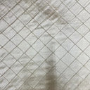 Raja Silk Fabric - Solid Small Diamond Geometric, 54" Width (1 Yard)
