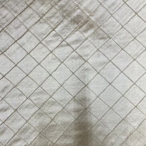 Raja Silk Fabric - Solid Small Diamond Geometric, 54" Width (1 Yard)