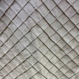 Raja Silk Fabric - Solid Small Diamond Geometric, 54" Width (1 Yard)