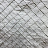 Raja Silk Fabric - Solid Small Diamond Geometric, 54" Width (1 Yard)