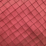 Raja Silk Fabric - Solid Small Diamond Geometric, 54" Width (1 Yard)