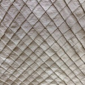 Raja Silk Fabric - Solid Small Diamond Geometric, 54" Width (1 Yard)