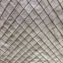 Raja Silk Fabric - Solid Small Diamond Geometric, 54" Width (1 Yard)