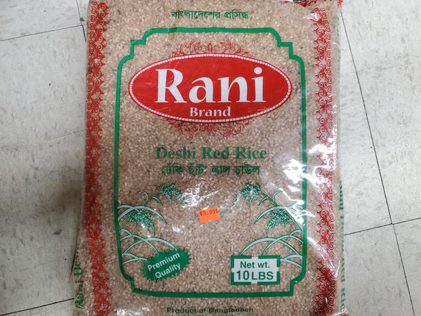 রানি ব্র্যান্ড দেশি লাল চাল ১০ পাউন্ড