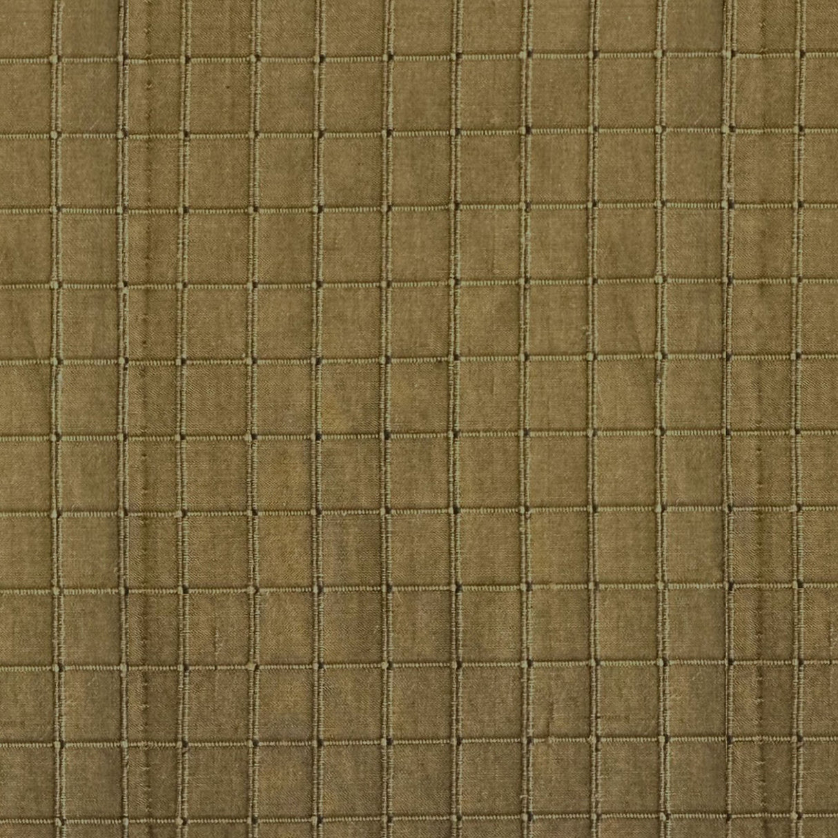 Rashid Silk Fabric - Solid Small Square Geometric, 54" Width (1 Yard)