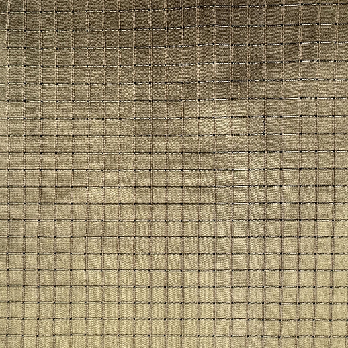 Rashid Silk Fabric - Solid Small Square Geometric, 54" Width (1 Yard)