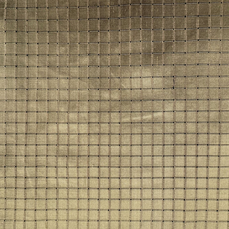 Rashid Silk Fabric - Solid Small Square Geometric, 54" Width (1 Yard)