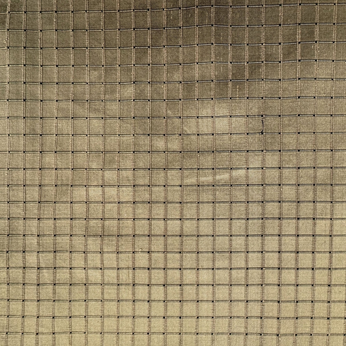 Rashid Silk Fabric - Solid Small Square Geometric, 54" Width (1 Yard)