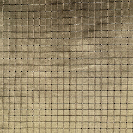 Rashid Silk Fabric - Solid Small Square Geometric, 54" Width (1 Yard)