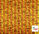 Rayon Fabric Plumeria Star Design Tropical Print