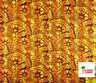Rayon Fabric Plumeria Star Design Tropical Print