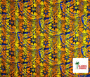 Rayon Fabric Plumeria Star Design Tropical Print