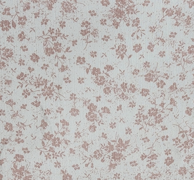 Rayon Crinkle 1D1289 100 Percent Rayon Fabric - Off White/Blush Crinkle Texture, 50/52" Width (1 Yard)