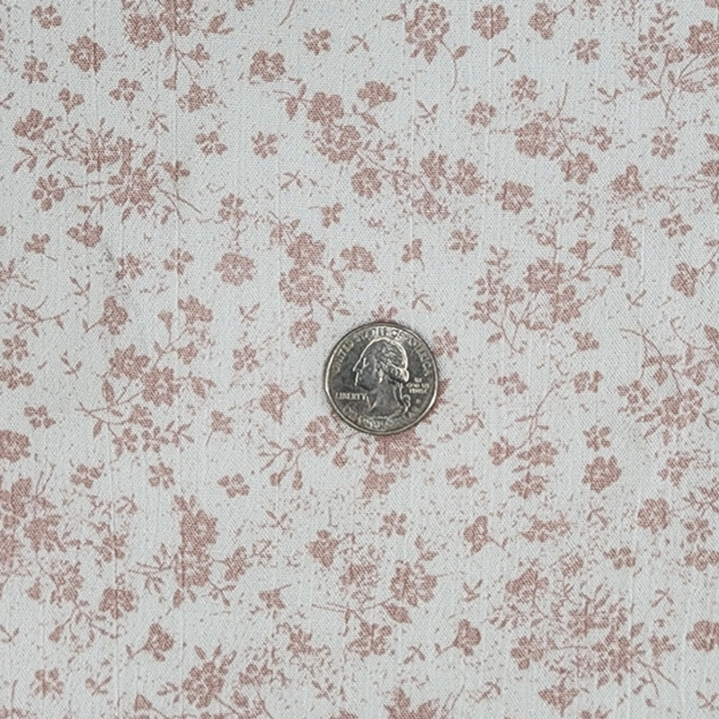 1 Yard Soft Rayon Crinkle Fabric Off White or Blush 100% Rayon, Woven, 50/52" Width