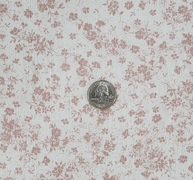 Rayon Crinkle 1D1289 100 Percent Rayon Fabric - Off White/Blush Crinkle Texture, 50/52" Width (1 Yard)