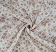 Rayon Crinkle 1D1289 100 Percent Rayon Fabric - Off White/Taupe Crinkle Texture, 50/52" Width