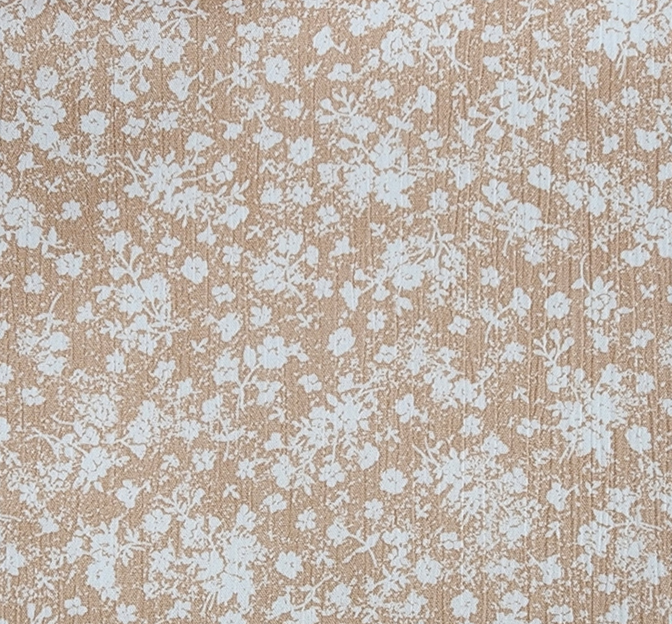 Rayon Crinkle 1D1289 100 Percent Rayon Fabric - Taupe Crinkle Texture, 50/52" Width (1 Yard)