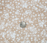 Rayon Crinkle 1D1289 100 Percent Rayon Fabric - Taupe Crinkle Texture, 50/52" Width (1 Yard)