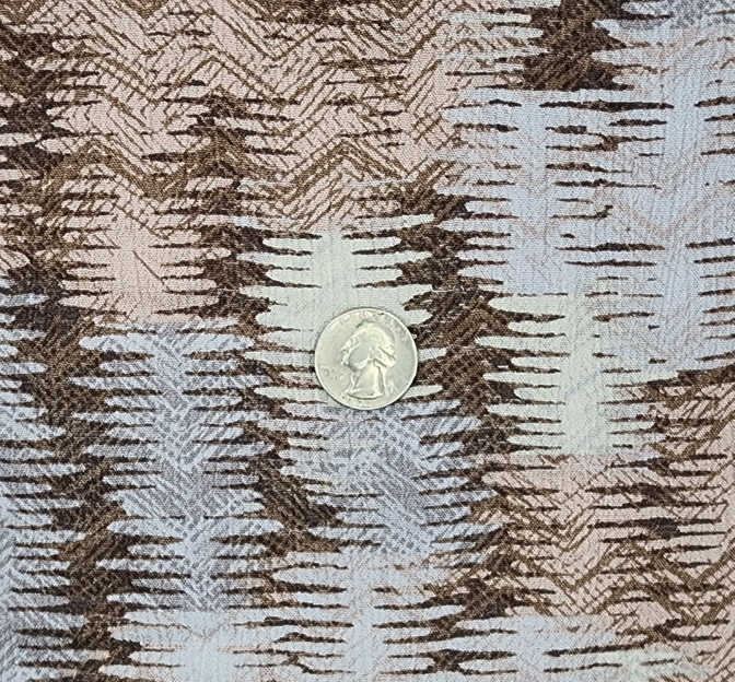Rayon Crinkle 1D1460 Dune Rayon Fabric - Dune, Crinkle Texture, 50/52" Width (1 Yard)