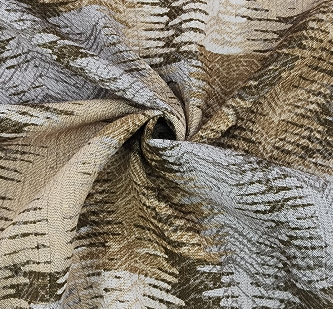 Rayon Crinkle 1D1460 100 Percent Rayon Fabric - Mustard Gold Crinkle Texture, 50/52" Width
