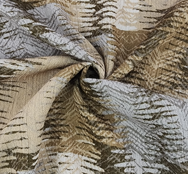 Rayon Crinkle 1D1460 100 Percent Rayon Fabric - Mustard Gold Crinkle Texture, 50/52" Width