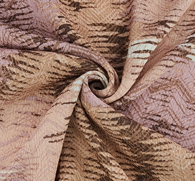 1D1460 Rayon Crinkle Fabric - Rose Dust, 50/52" Width
