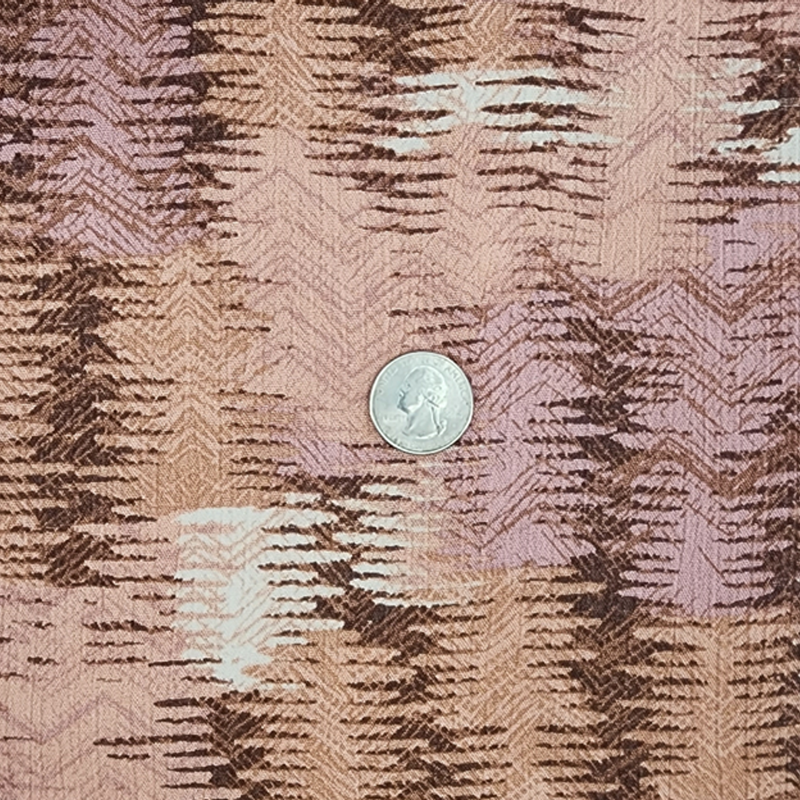 1 Yard 100% Rayon Crinkle Fabric Rose Dust 50/52" Wide Lightweight Textured Crepon