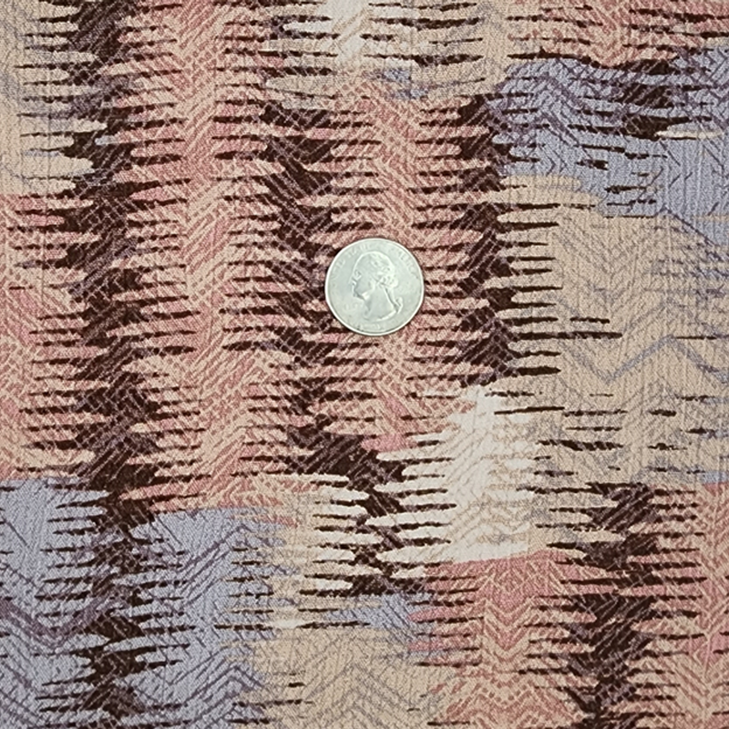 1 Yard 50/52" Wide Lightweight Woven Rustic Brown Rayon Crinkle Fabric