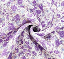 1 Yard Violet Rayon Crinkle Crepon Fabric Rayon Lightweight Textured Apparel 50/52 Inch Width