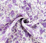 1 Yard Violet Rayon Crinkle Crepon Fabric 50/52" Wide, Lightweight Apparel Material