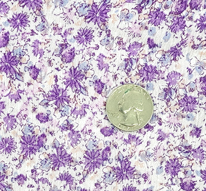 Rayon Crinkle 1D1633 Rayon Fabric - Violet Crinkle Texture, 50/52" Width (1 Yard)