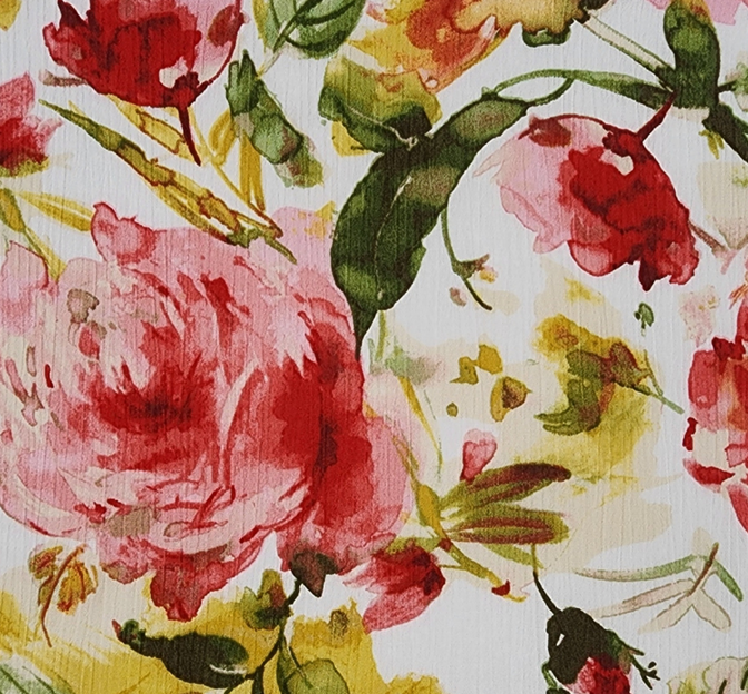 Rayon Crinkle 1D1800 Neutral Rayon Fabric - Neutral Crinkle Texture, 50/52" Width
