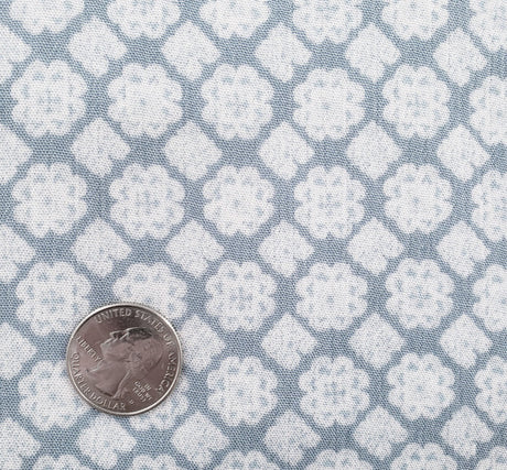 Rayon Crinkle 1D1229 100 Percent Rayon Fabric - Blue/Off White Crinkle Texture, 50/52" Width