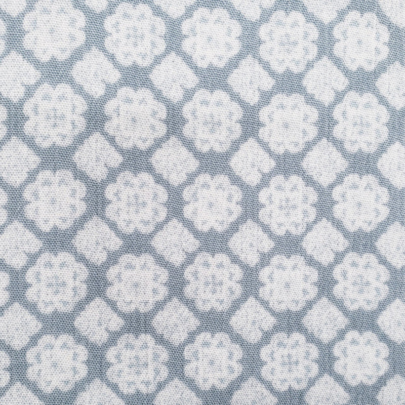 1 Yard Rayon Crinkle Blue/Off White Woven Fabric, 50/52″ Wide 100% Rayon