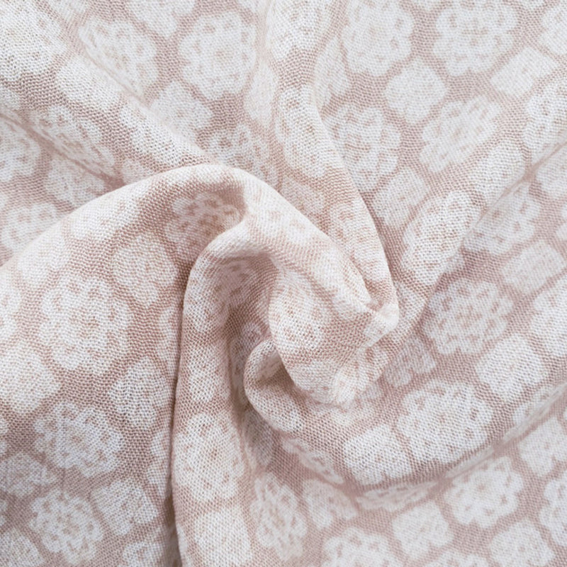 1 Yard Rayon Crinkle Nude Pink Woven Fabric, 50/52″ Wide 100% Rayon