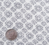 Rayon Crinkle 1D1229 100 Percent Rayon Fabric - Off White/Gray Crinkle Texture, 50/52" Width (1 Yard)