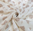 Rayon Clip Dot Jacquard Fabric - Ivory Clip Dot, 54/55" Width