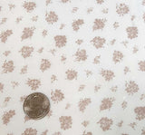 Rayon Clip Dot Jacquard Fabric - Ivory Clip Dot, 54/55" Width