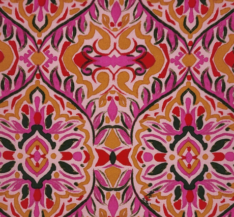 1 Yard Teaberry Rayon Challis Fabric Soft Lightweight 100% Rayon, 54/55" Wide for Flowing Apparel
