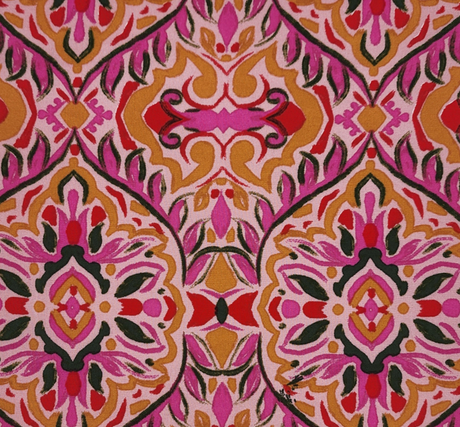 Rayon Challis 1D1915 Teaberry Rayon Fabric - Teaberry, 54/55" Width